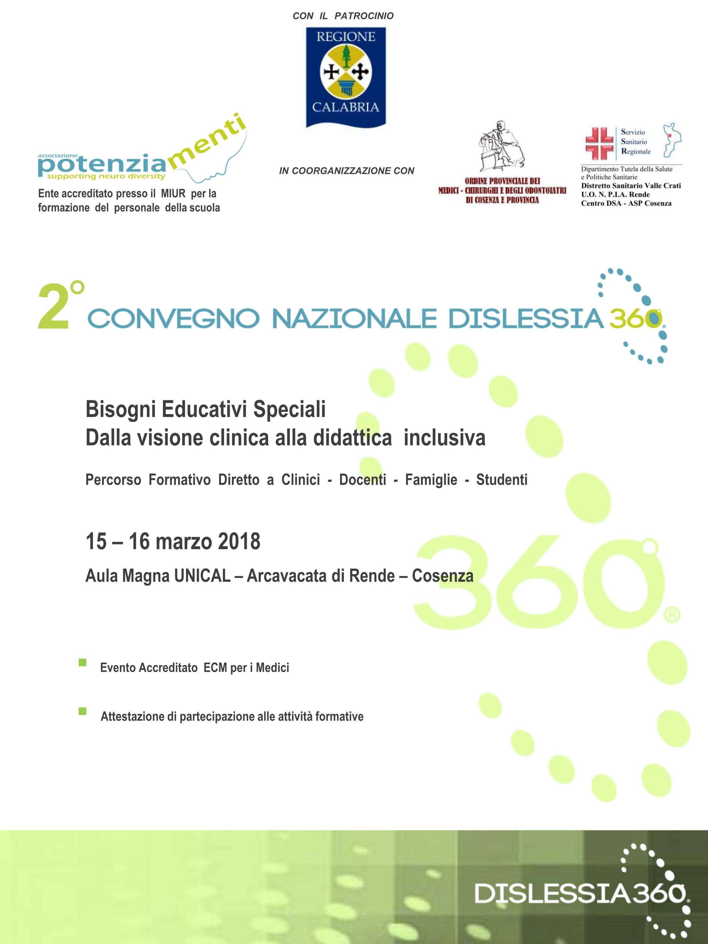 secondo convegno nazionale dislessia 360